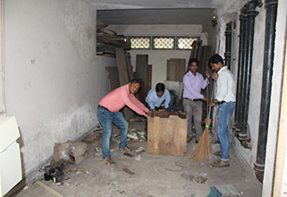 Cleaning Powai Campus