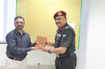 Visit of Lt. General MCTE to SAMEER Chennai
