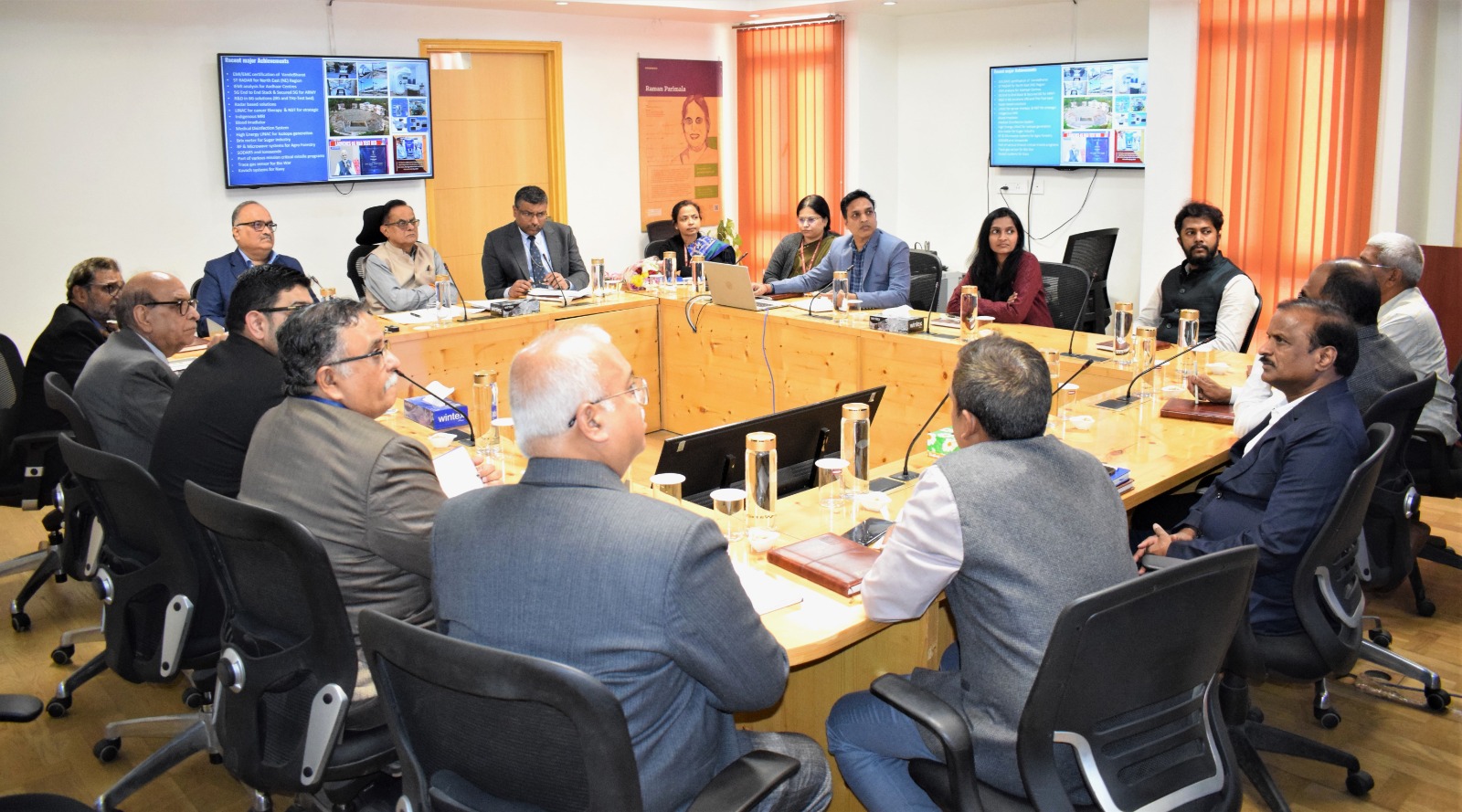 An MoU was signed today between  SAMEER  (an autonomous organisation under MeitY) and Three D Integrated Solution Limited)