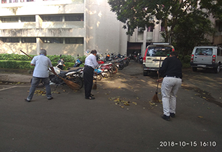 Cleaning Powai Campus